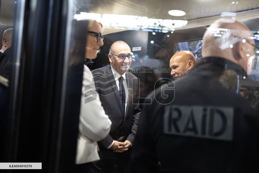 Laurent Nunez inaugurates MILIPOL PARIS 2025 - Villepinte