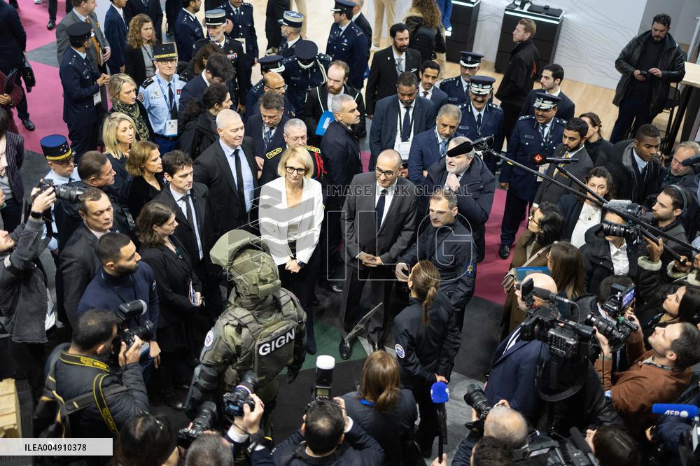 Laurent Nunez inaugurates MILIPOL PARIS 2025 - Villepinte