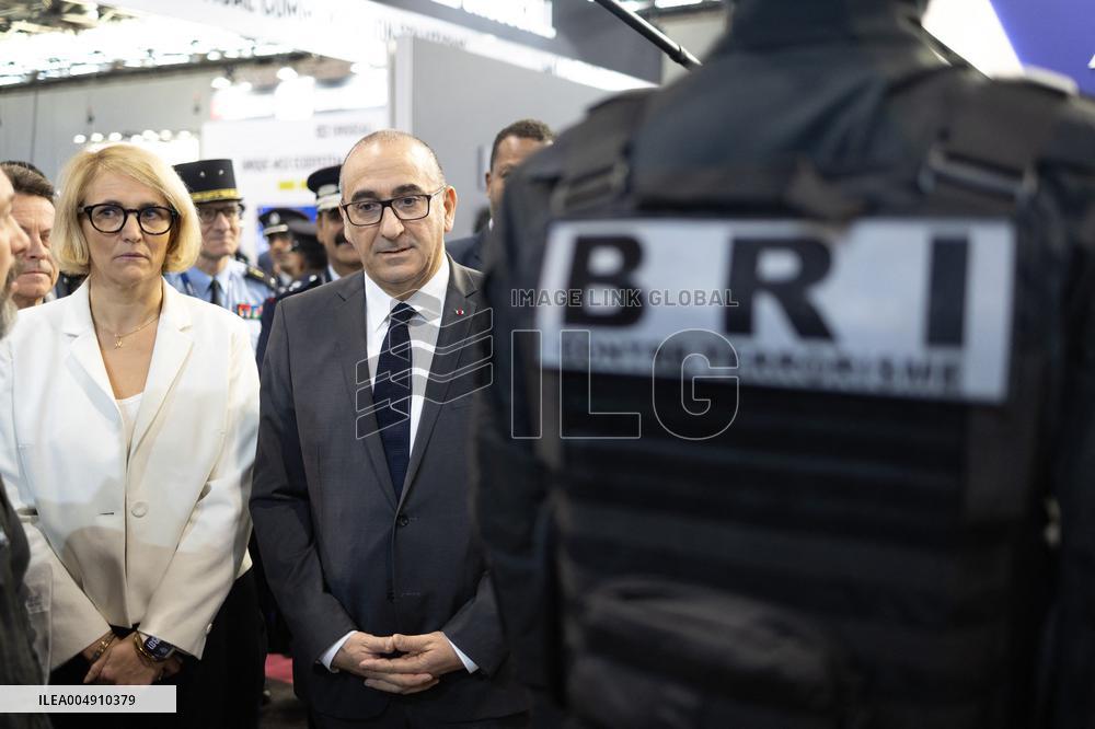 Laurent Nunez inaugurates MILIPOL PARIS 2025 - Villepinte