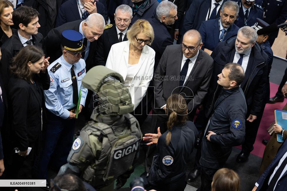 Laurent Nunez inaugurates MILIPOL PARIS 2025 - Villepinte