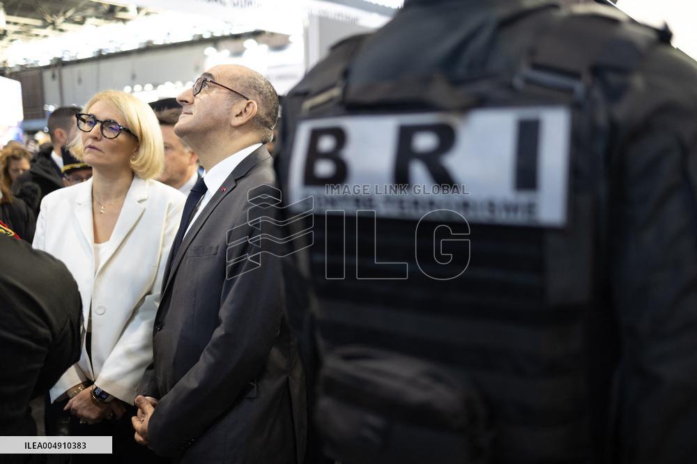 Laurent Nunez inaugurates MILIPOL PARIS 2025 - Villepinte