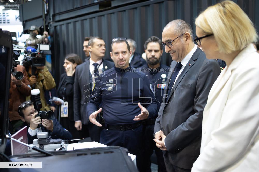 Laurent Nunez inaugurates MILIPOL PARIS 2025 - Villepinte