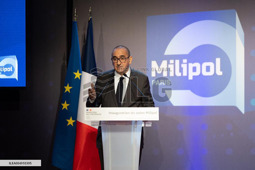 Laurent Nunez inaugurates MILIPOL PARIS 2025 - Villepinte