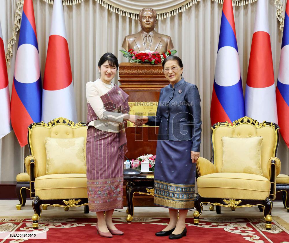 Japan Princess Aiko in Laos