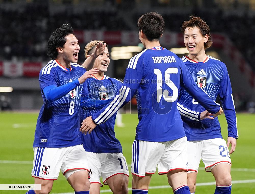 Football: Japan vs. Bolivia friendly