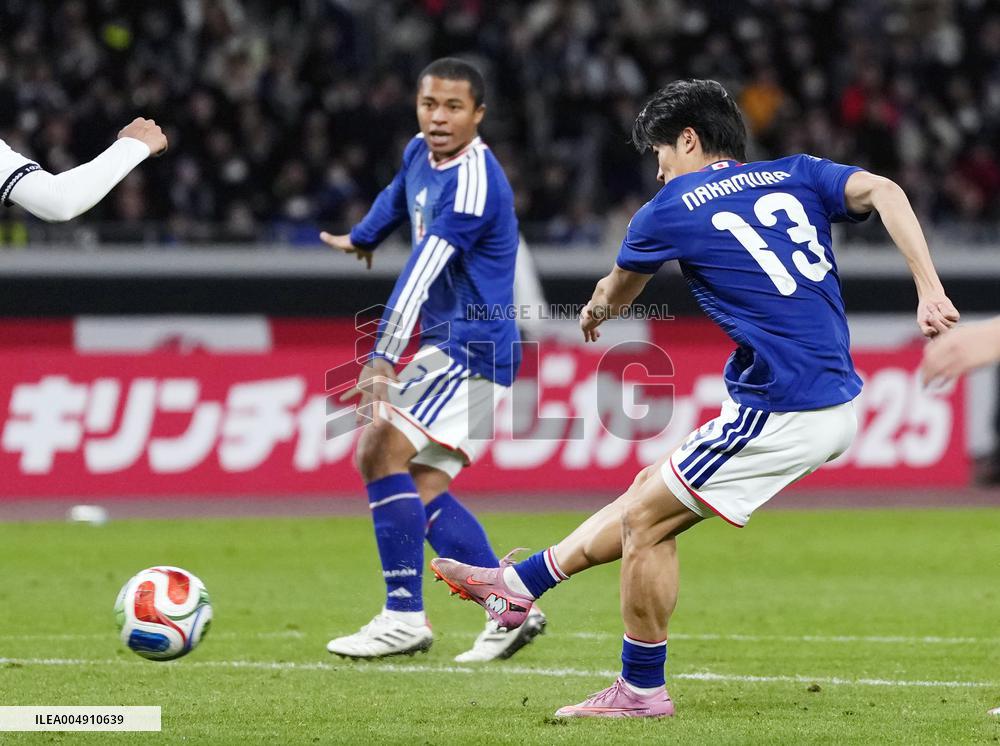 Football: Japan vs. Bolivia friendly