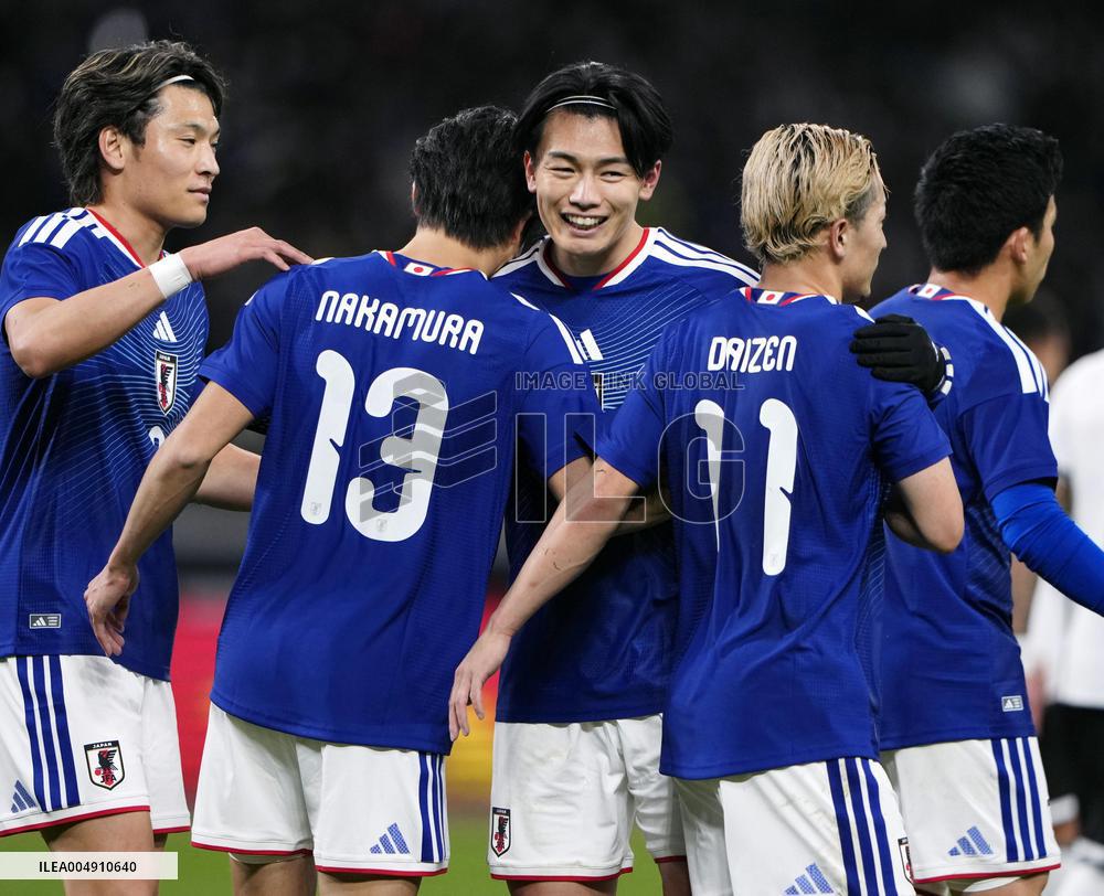 Football: Japan vs. Bolivia friendly