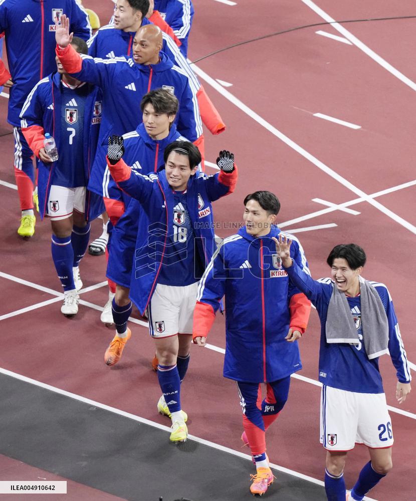 Football: Japan vs. Bolivia friendly