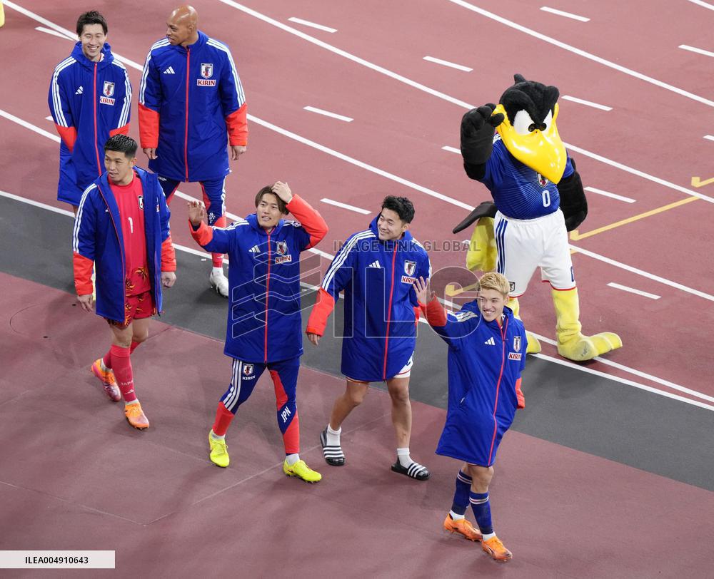 Football: Japan vs. Bolivia friendly