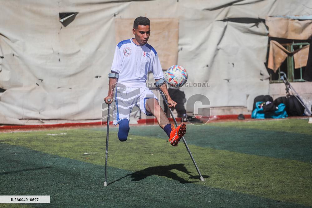 Hope Tournament Amputee Football Match - Deir Al Balah