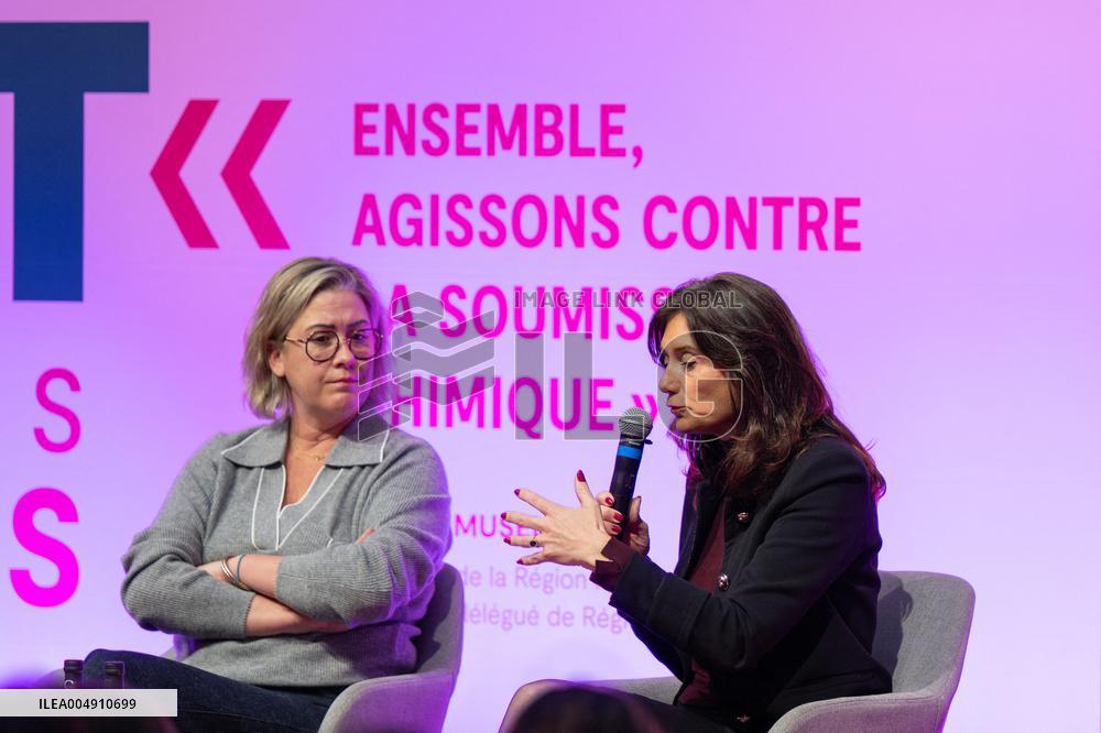 Daughter of Gisele Pelicot, Caroline Darian at Respect For Women Forum - Marseille