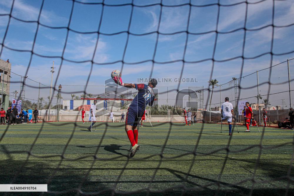 Hope Tournament Amputee Football Match - Deir Al Balah