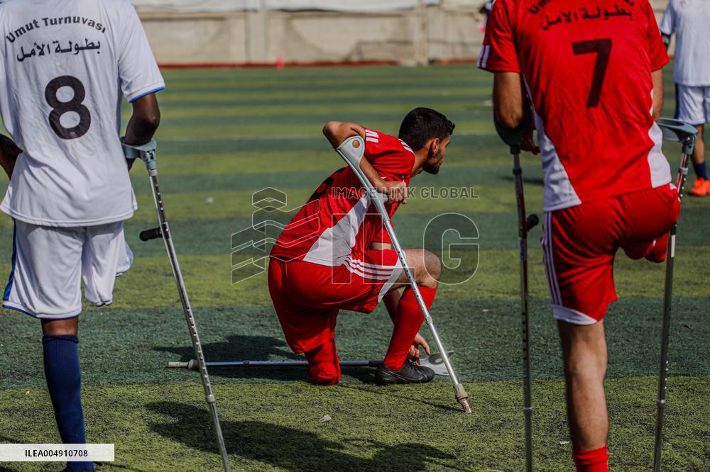 Hope Tournament Amputee Football Match - Deir Al Balah