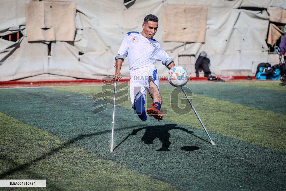 Hope Tournament Amputee Football Match - Deir Al Balah