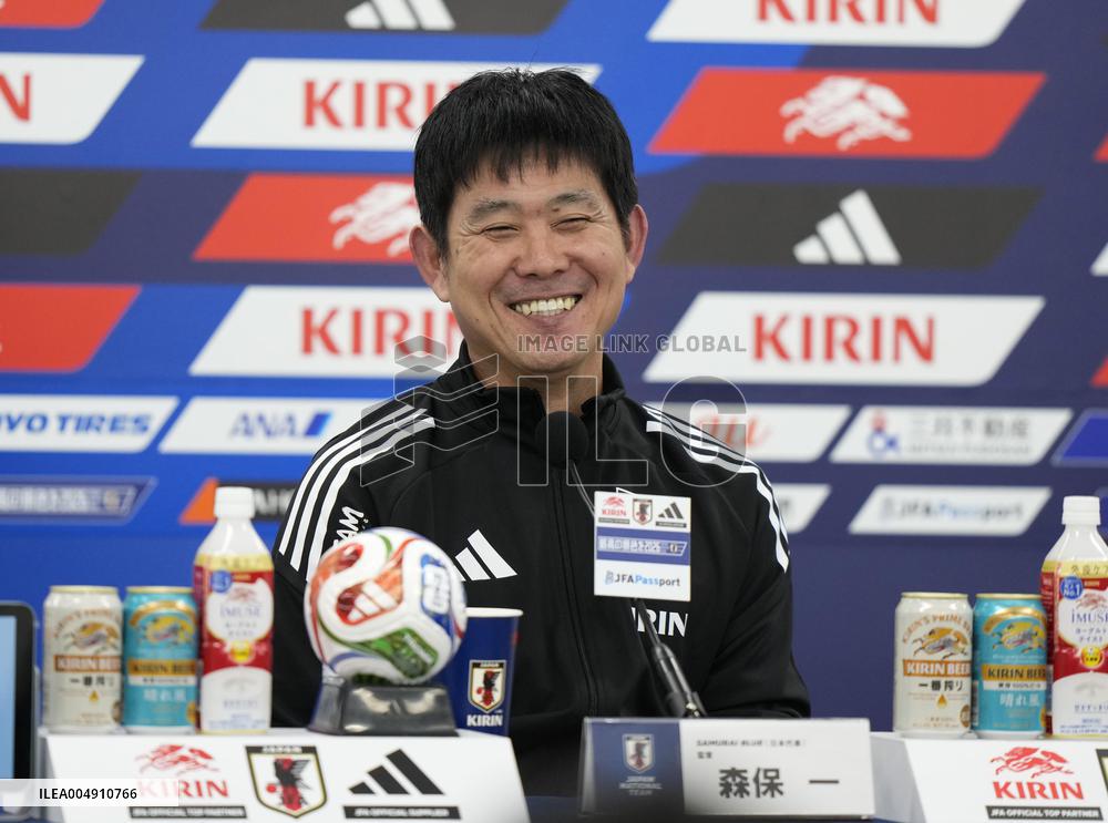 Football: Japan manager Moriyasu wins 100th match in charge