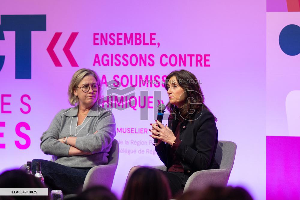 Daughter of Gisele Pelicot, Caroline Darian at Respect For Women Forum - Marseille