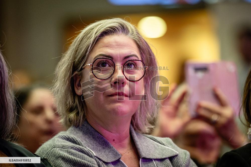 Daughter of Gisele Pelicot, Caroline Darian at Respect For Women Forum - Marseille