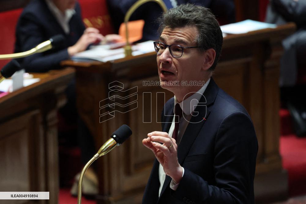 Session of Questions to the Government in National Assembly - Paris