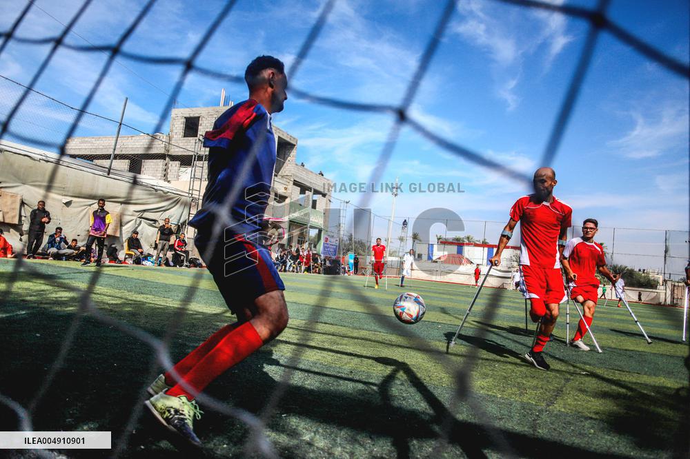 Hope Tournament Amputee Football Match - Deir Al Balah