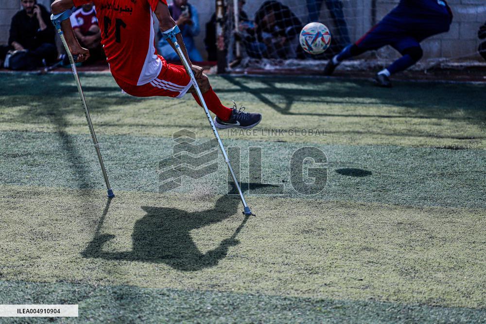 Hope Tournament Amputee Football Match - Deir Al Balah