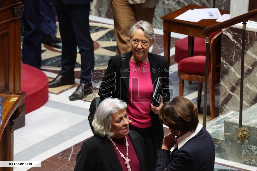 Session of Questions to the Government in National Assembly - Paris