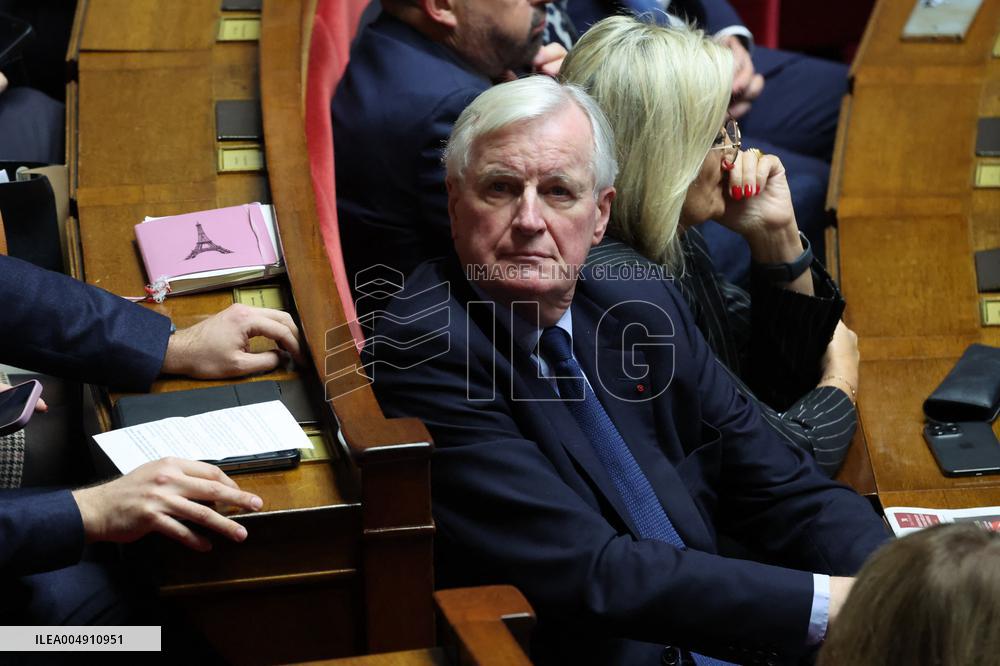 Session of Questions to the Government in National Assembly - Paris