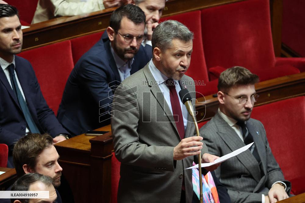 Session of Questions to the Government in National Assembly - Paris