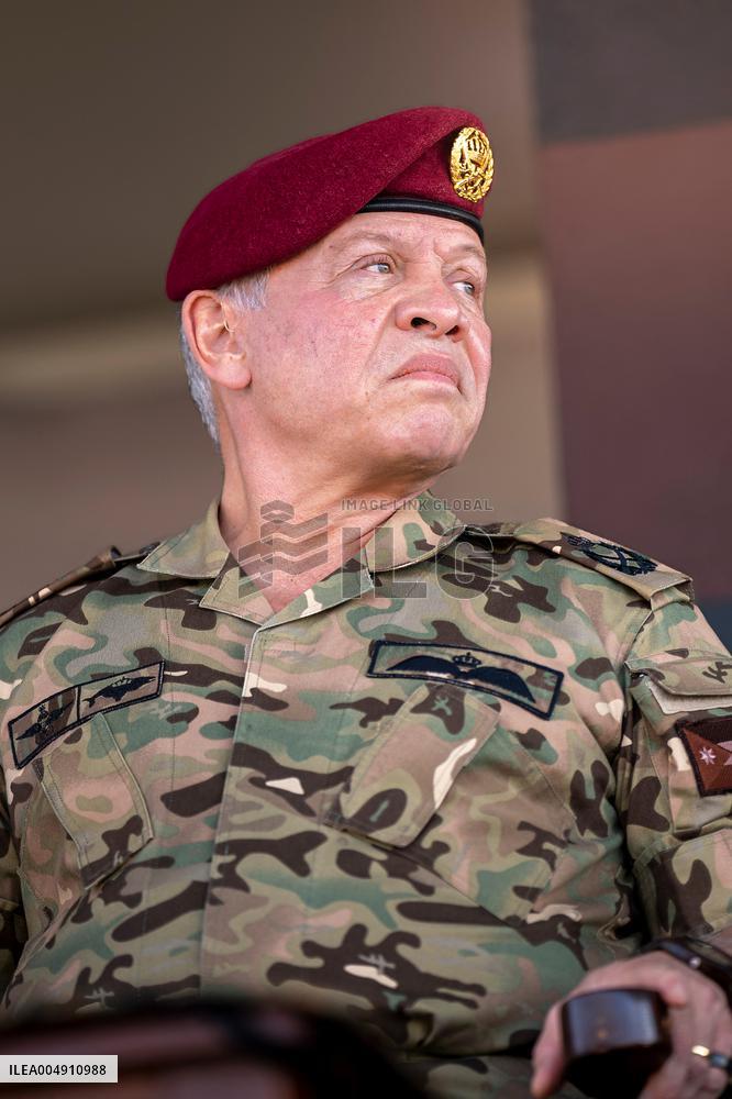 Princess Salma of Jordan on Visit with Father King Abdullah II - Asia