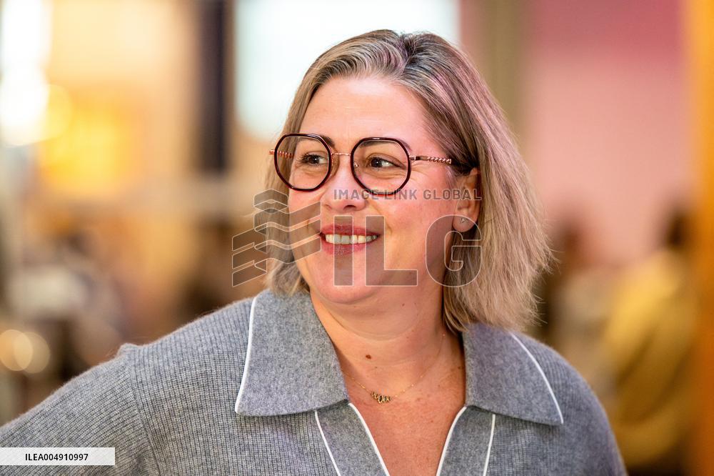 Daughter of Gisele Pelicot, Caroline Darian at Respect For Women Forum - Marseille