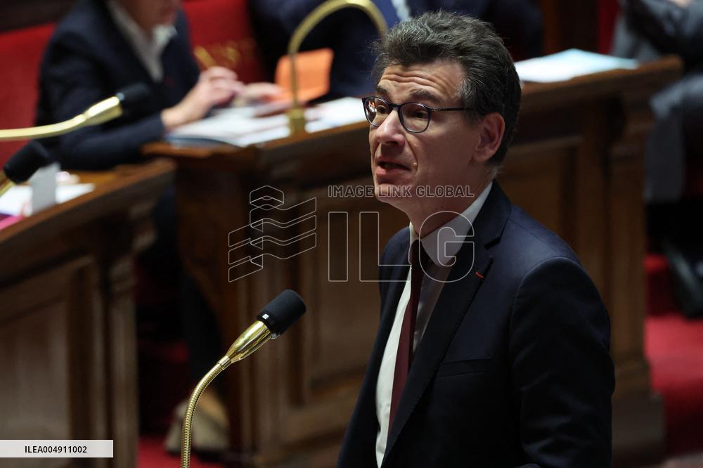 Session of Questions to the Government in National Assembly - Paris