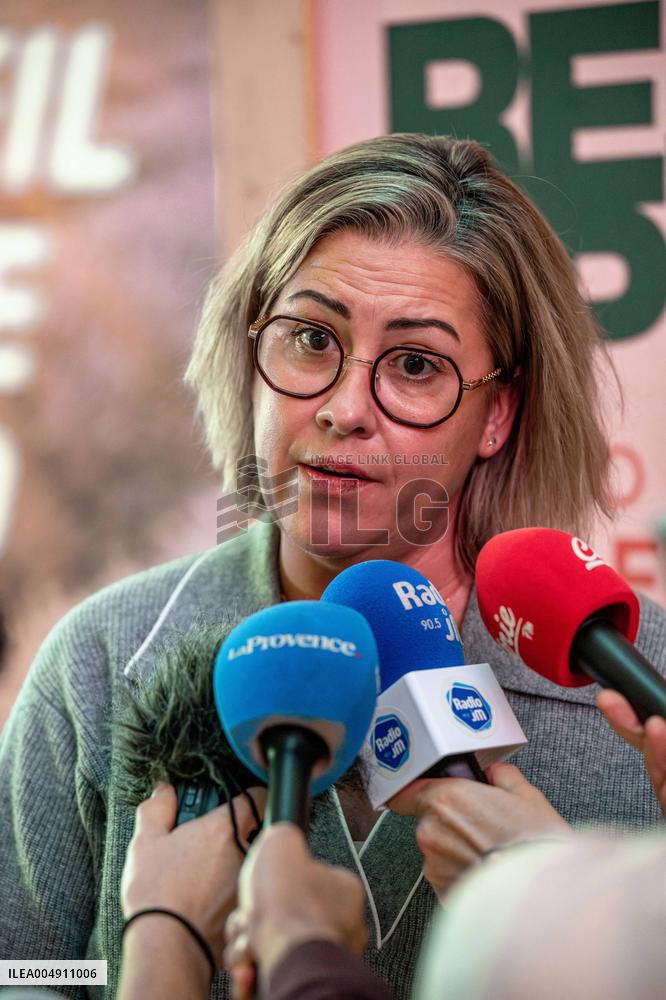 Daughter of Gisele Pelicot, Caroline Darian at Respect For Women Forum - Marseille