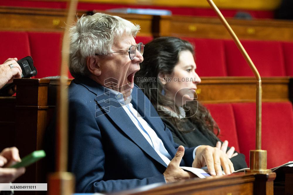 Questions to the government at the French National Assembly - Paris