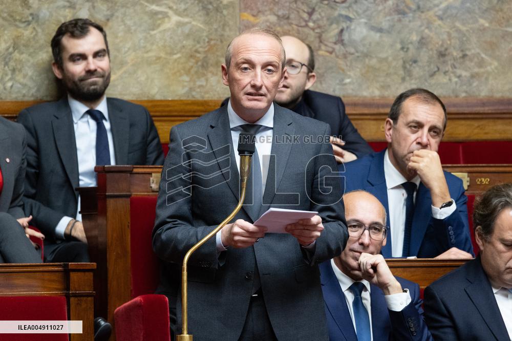 Questions to the government at the French National Assembly - Paris