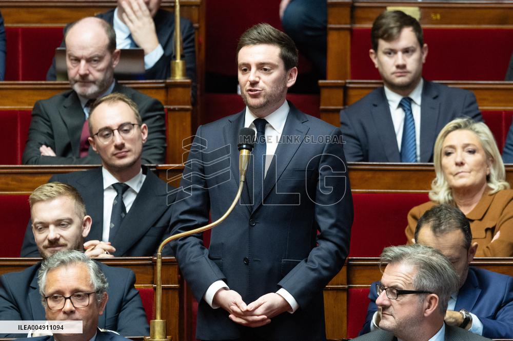 Questions to the government at the French National Assembly - Paris