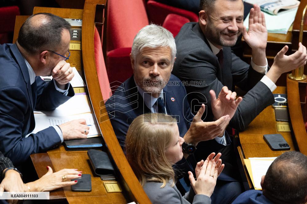 Questions to the government at the French National Assembly - Paris