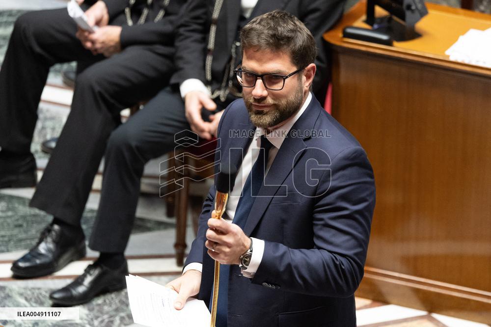 Questions to the government at the French National Assembly - Paris
