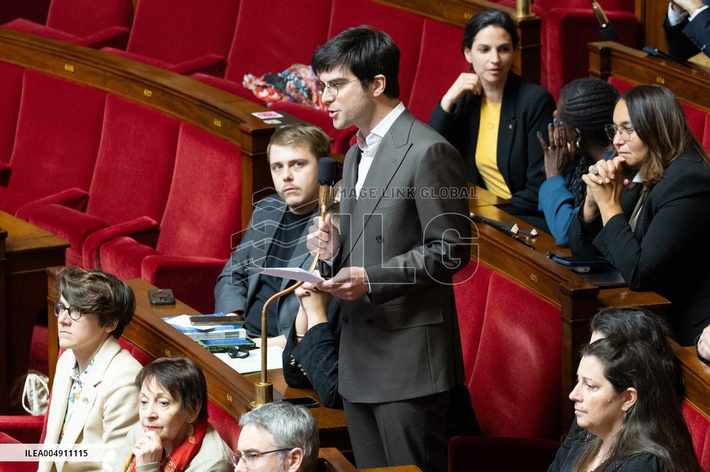 Questions to the government at the French National Assembly - Paris