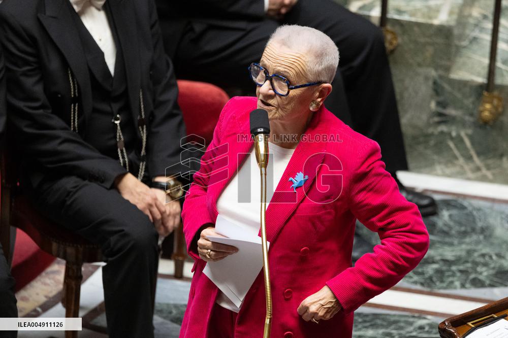 Questions to the government at the French National Assembly - Paris