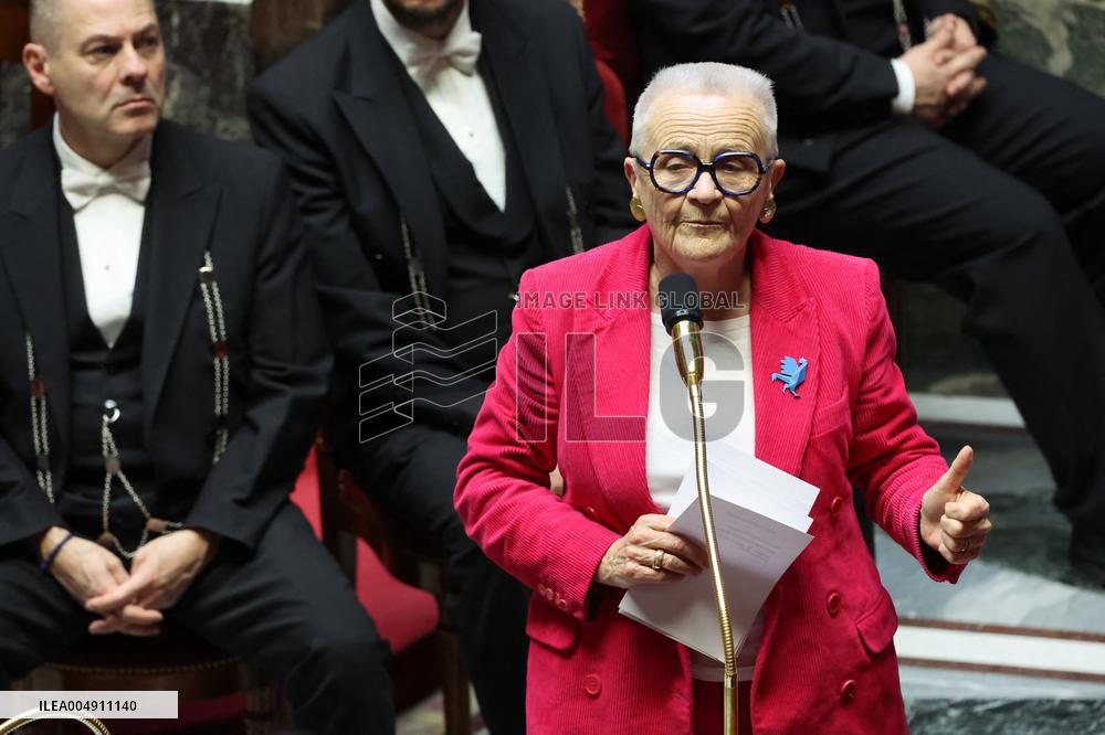 Session of Questions to the Government in National Assembly - Paris