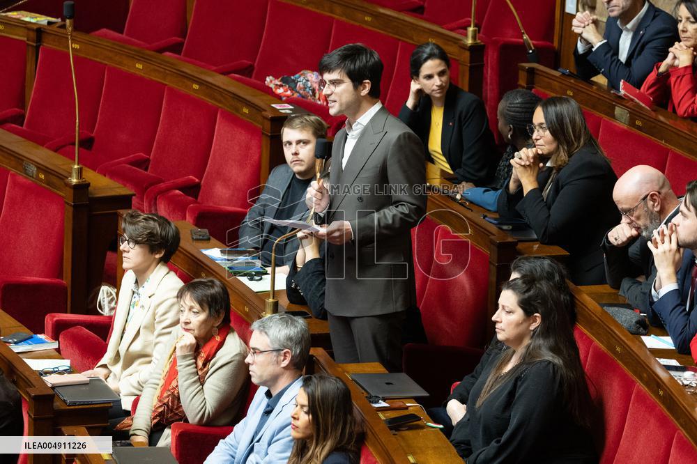 Questions to the government at the French National Assembly - Paris