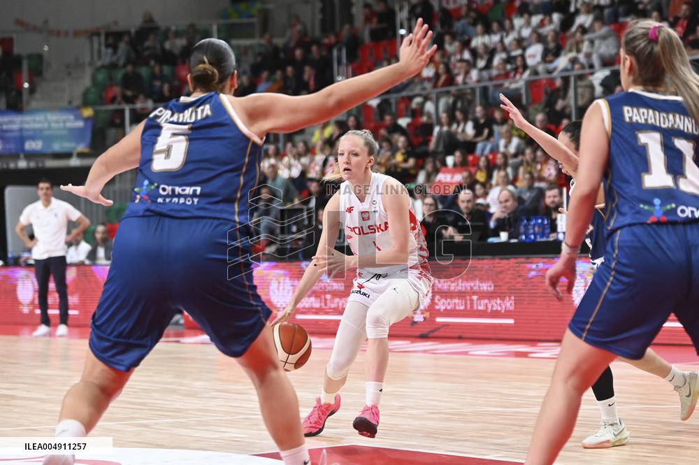 BASKET - Basket Internazionali - FIBA Women's EuroBasket Qualifiers Poland vs Cyprus