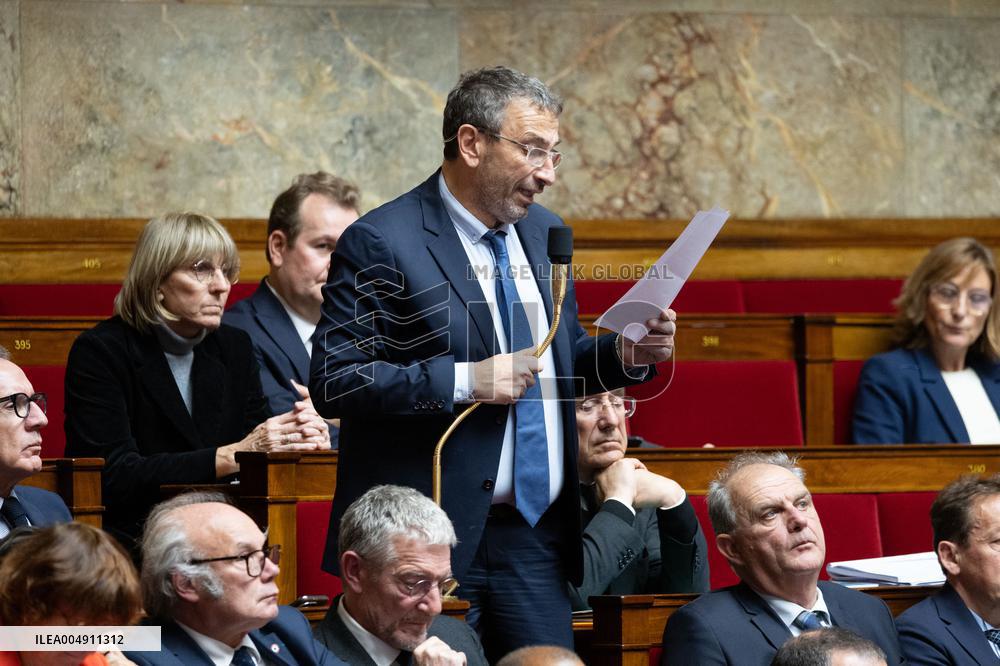 Questions to the government at the French National Assembly - Paris