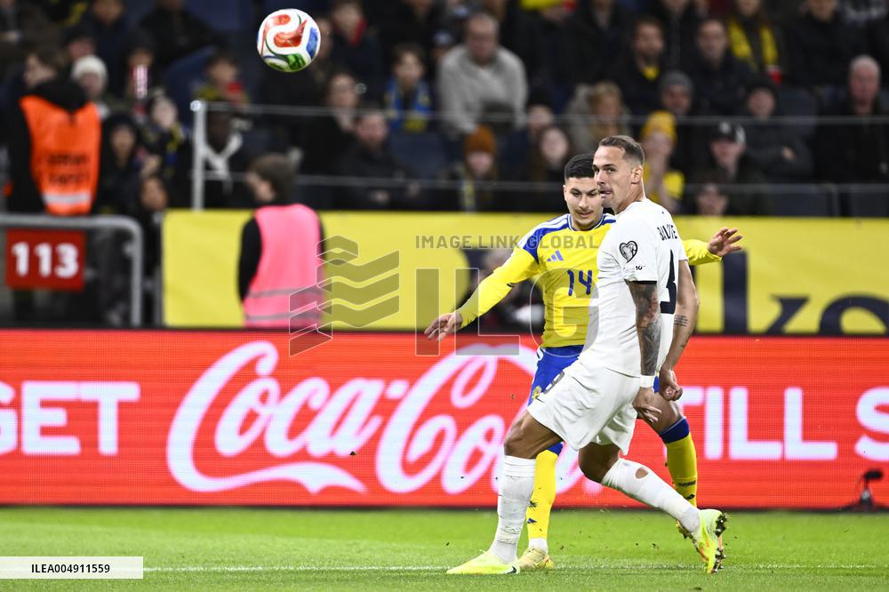WORLD CUP QUALIFIER SWEDEN - SLOVENIA