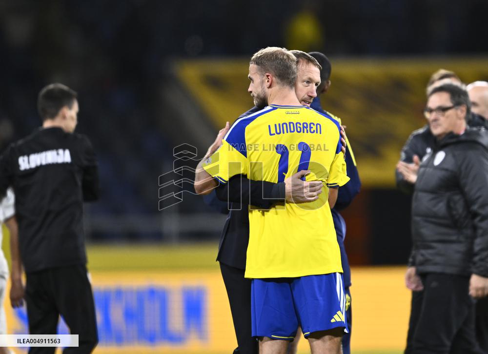 WORLD CUP QUALIFIER SWEDEN - SLOVENIA