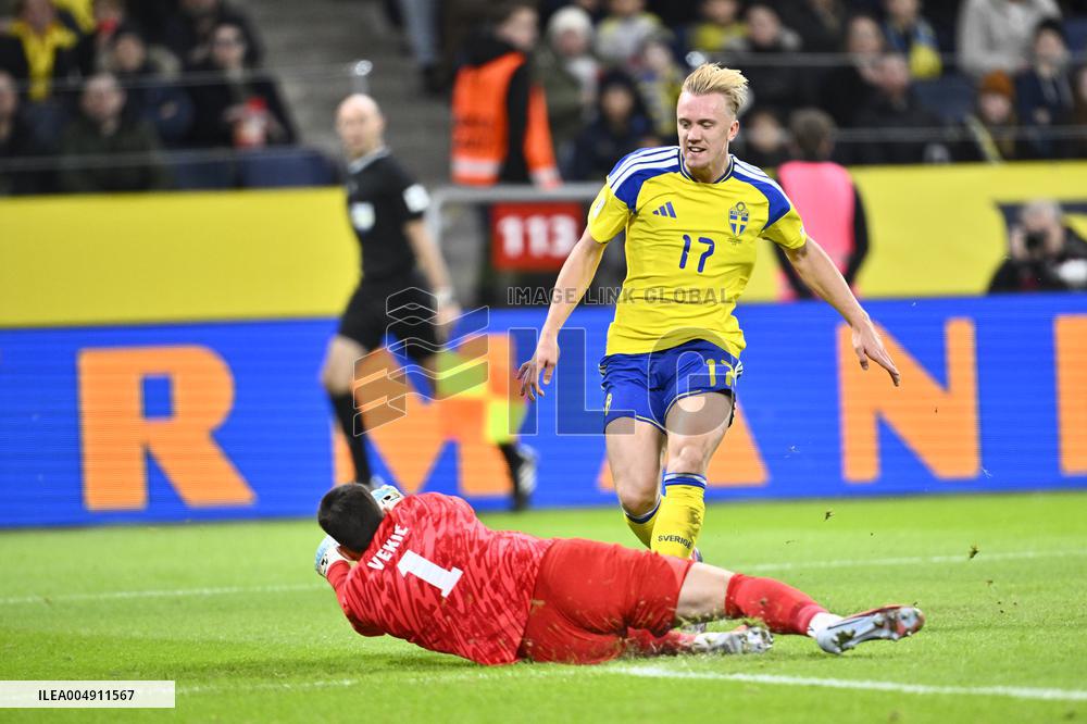 WORLD CUP QUALIFIER SWEDEN - SLOVENIA