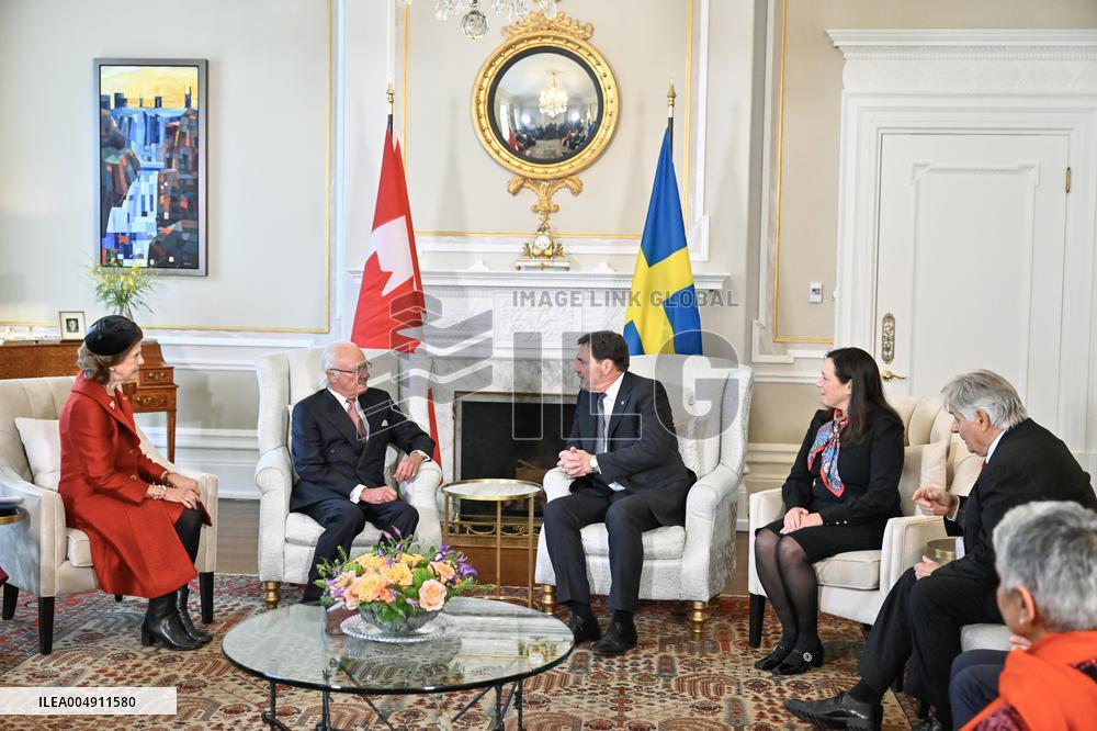 SWEDISH ROYAL STATE VISIT TO CANADA