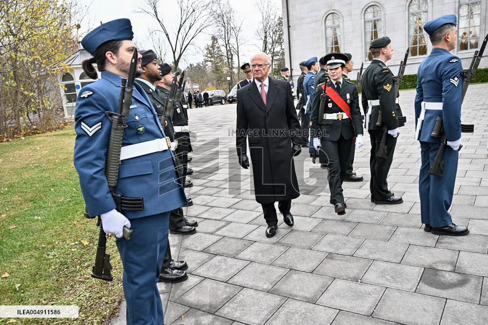 SWEDISH ROYAL STATE VISIT TO CANADA