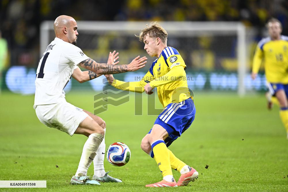 WORLD CUP QUALIFIER SWEDEN - SLOVENIA