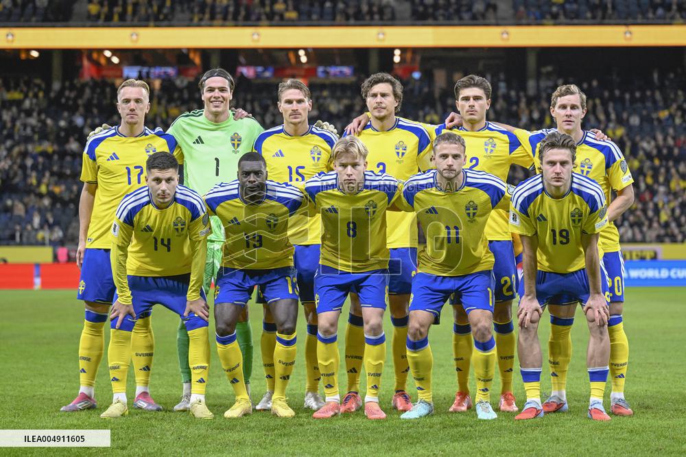 WORLD CUP QUALIFIER SWEDEN - SLOVENIA