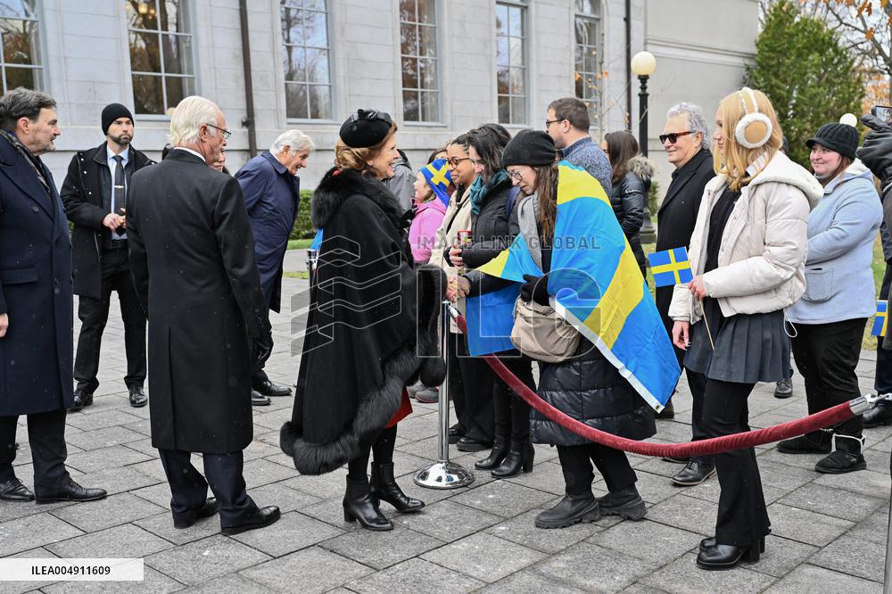 SWEDISH ROYAL STATE VISIT TO CANADA